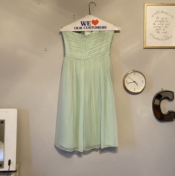 Donna Morgan size 4 Mont green strapless dress - Picture 4 of 5